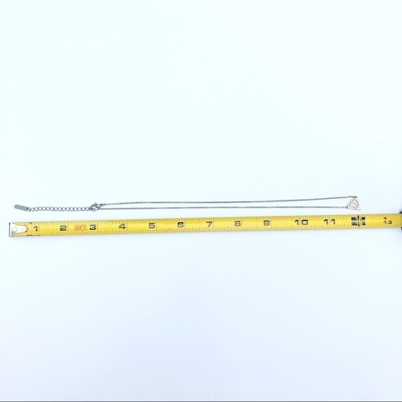 𝅺Diamond shape Pendant Necklace - Picture 5 of 7